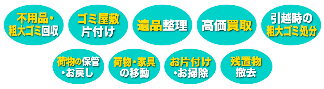 便利屋QQ隊 サービス内容